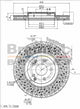 BREMTEC EURO-LINE BRAKE DISC ROTOR BDR23010EL