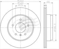 BREMTEC EURO-LINE BRAKE DISC ROTOR PAIR BDR23560EL