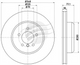 BREMTEC EURO-LINE BRAKE DISC ROTOR BDR23800EL