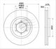 BREMTEC TRADE LINE BRAKE DISC ROTOR FRONT BDR2454TL