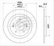 BREMTEC TRADE LINE BRAKE DISC (PAIR) HYUNDAI I40 REAR 284MM BDR2469TL