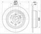 BREMTEC TRADE LINE BRAKE DISC ROTOR REAR BDR2523TL