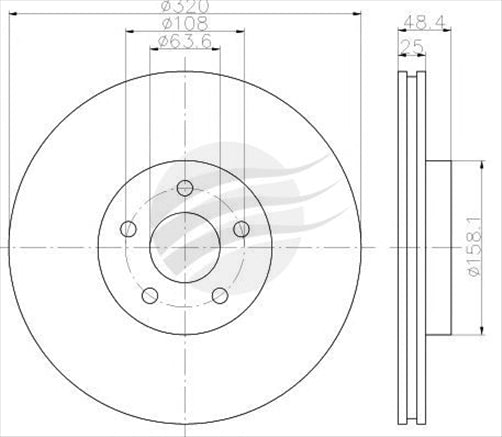 BREMTEC EUORLINE GEOZINC COATED PAIR BDR25700EL