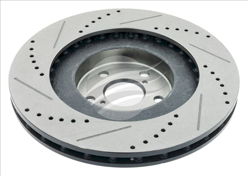 EVOLVE F2S PERFORATED LEXUS FRONT RIGHT 356mm30mm BDR2615REV