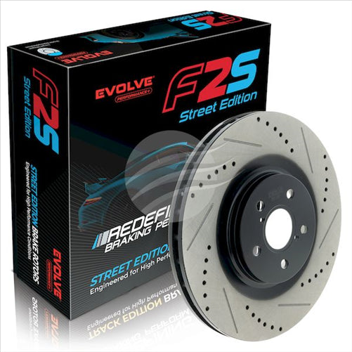 BREMTEC EVOLVE F2S PERFORATED LEXUS FRONT RIGHT 356mm30mm BDR2615REV