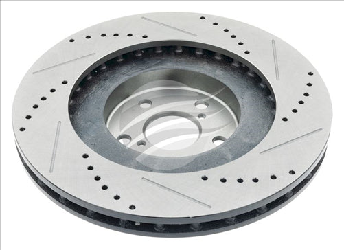 EVOLVE F2S PERFORATED LEXUS FRONT LEFT 356mm30mm BDR2616LEV