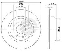 BREMTEC EURO-LINE BRAKE DISC ROTORS PAIR BDR26580EL