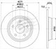 BREMTEC TRADELINE BRAKE ROTOR FORD FOCUS REAR 271MM BDR28291TL