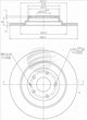 BREMTEC TRADE LINE BRAKE ROTOR PAIR REAR BDR2882TL