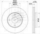 BREMTEC TRADE LINE BRAKE DISC ROTOR FRONT BDR2884TL