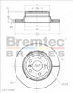 BREMTEC EURO-LINE BRAKE DISC ROTOR BDR40012EL
