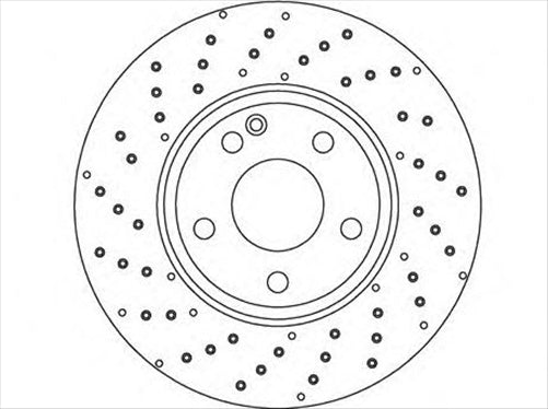 BREMTEC EURO-LINE HI GRADE ROTOR FRONT PAIR MERCEDES W176 C117 BDR40021ELH