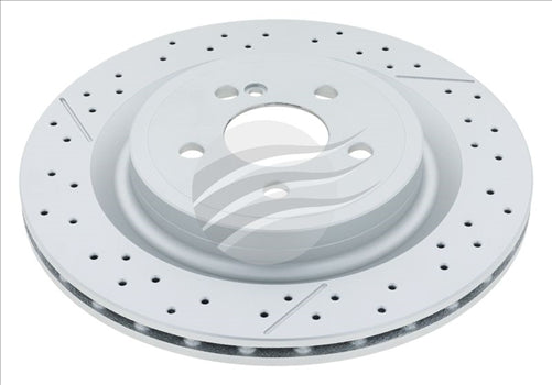 BREMTEC EURO-LINE HI GRADE ROTOR REAR PAIR MERCEDES AMG W176 C117 BDR40022ELH