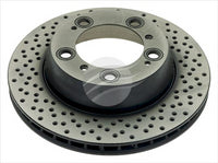 BREMTEC EVOLVE PERFORATED PAIR BRAKE DISC ROTORS BDR40055EV