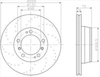 BREMTEC HYBRID-CARBON HIGH PERFORMANCE PAIR BDR40056EV