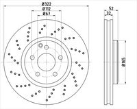BREMTEC EURO-LINE HD BRAKE PADS PAIR CARBON ROTORS BDR40073ELH