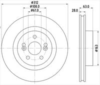 BREMTEC EURO-LINE BRAKE DISC ROTOR PAIR BDR40077EL