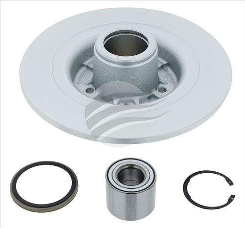 BREMTEC EUROLINE BRAKE DISC EACH RENAULT REAR WITH 30MM BEARING BDR40078EL