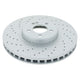 EUROLINE BRAKE DISC ROTOR MERC W205 FRONT 360MM DRILLED - BDR41009EL