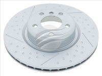 BREMTEC EURO-LINE CARBON + BRAKE ROTOR DIMPLED & SLOTTED BMW REAR BDR41014ELH