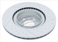 BREMTEC EURO-LINE CARBON + BRAKE ROTOR DIMPLED & SLOTTED BMW REAR BDR41014ELH