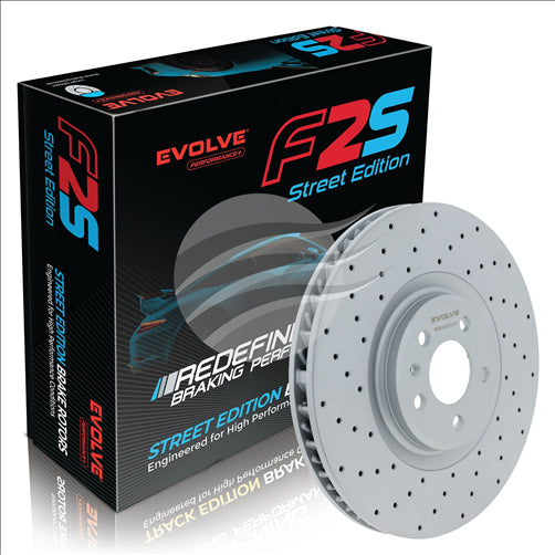 BREMTEC EVOLVE F2S BRAKE ROTOR LEFT PORSCHE MACAN FRONT 360MM BDR41021LEV