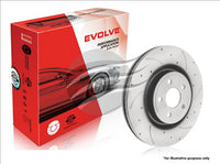 BREMTEC EVOLVE HIGH-CARBON BRAKE DISC ROTORS BDR50015EV