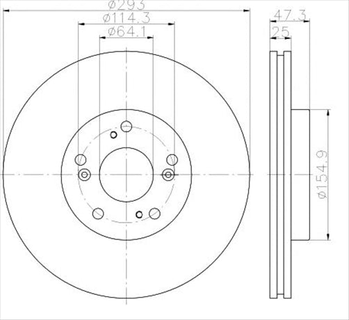 BREMTEC TRADE-SERIES ROTORS PAIR BDR6000TS
