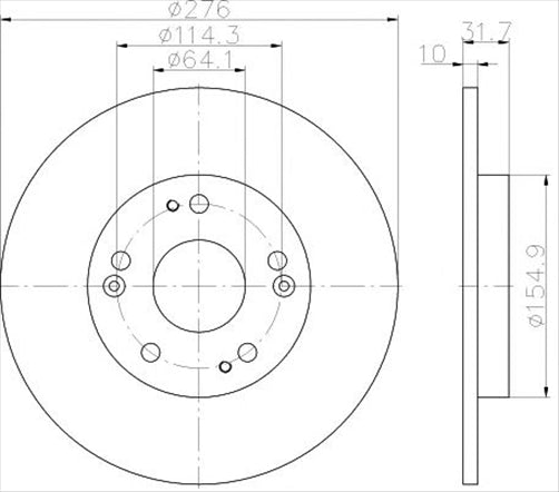 BREMTEC TRADE-SERIES ROTORS PAIR BDR6001TS