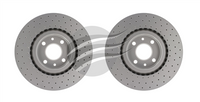 BREMTEC EUROLINE HIGH GRADE (PAIR) ABARTH FRONT 284MM DRILLED BDR6160PELH