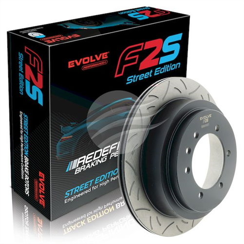 BREMTEC EVOLVE F2S PERFROMANCE + PATROL Y61 REAR 330MM SLOTTED BDR699EV