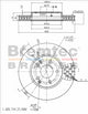 BREMTEC EURO-LINE BRAKE DISC ROTOR PAIR BDR8530EL