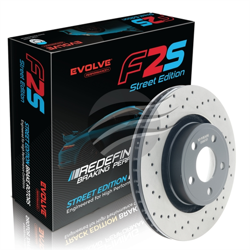 BREMTEC EVOLVE F2S PERFORMANCE ROTOR MUSTANG FRONT 320MM BDR90015EV