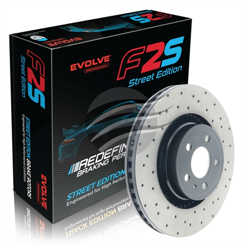 BREMTEC EVOLVE F2S PERFORMANCE ROTOR MUSTANG FRONT 352MM BDR90016EV