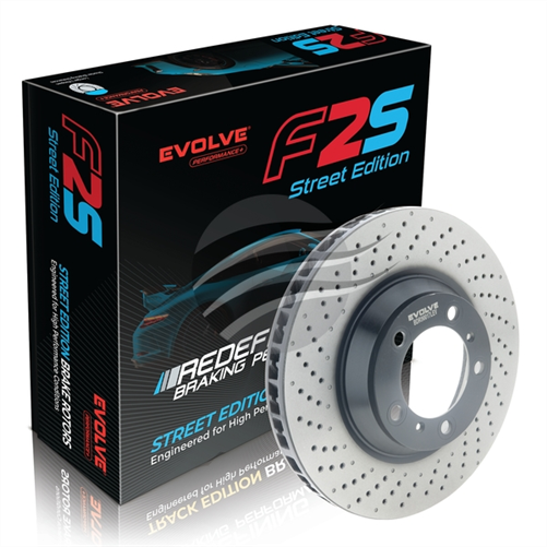BREMTEC EVOLVE F2S PERFORMANCE ROTOR PORSCHE 911 FRONT LEFT BDR90017LEV