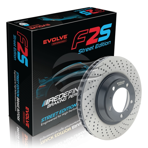 BREMTEC EVOLVE F2S PERFORMANCE ROTOR PORSCHE 911 FRONT RIGHT BDR90017REV