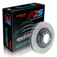 BREMTEC EVOLVE F2S PERFORMANCE ROTOR PORSCHE 911 FRONT RIGHT BDR90017REV