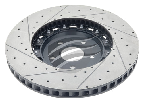 BREMTEC EVOLVE F2S FRONT RIGHT JEEP TRACKHAWK DRILLED & SLOTTED BDR90075REV