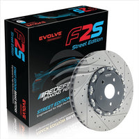 BREMTEC EVOLVE F2S FRONT RIGHT JEEP TRACKHAWK DRILLED & SLOTTED BDR90075REV