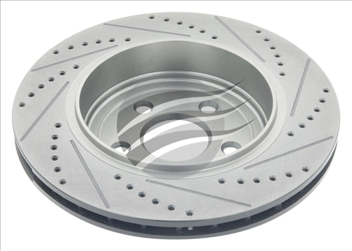 BREMTEC EVOLVE F2S REAR LEFT JEEP TRACKHAWK DRILLED & SLOTT BDR90076LEV