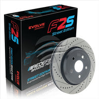 BREMTEC EVOLVE F2S REAR LEFT JEEP TRACKHAWK DRILLED & SLOTT BDR90076LEV