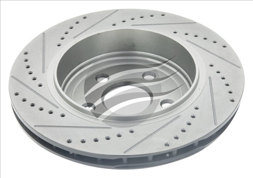 BREMTEC EVOLVE F2S REAR RIGHT JEEP TRACKHAWK DRILLED & SLOTT BDR90076REV