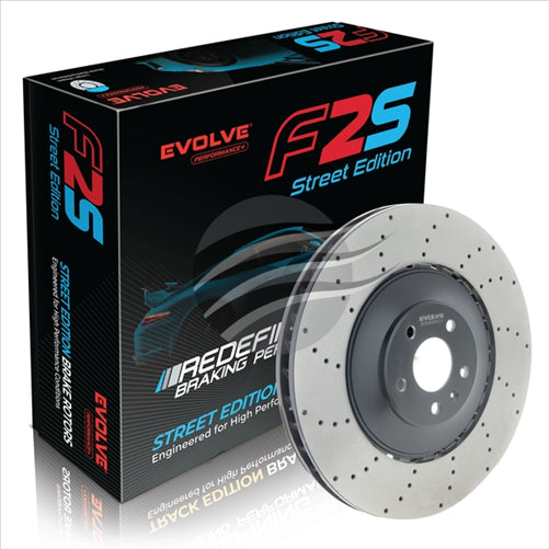 BREMTEC EVOLVE F2S PERFORMANCE AUDI S6 400MM FRONT LEFT BDR90080LEV