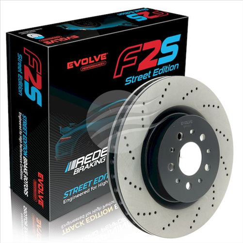 BREMTEC EVOLVE F2S PERFORMANCE+ ROTOR MASERATI FRONT 330MM DRILLED BDR90086LEV