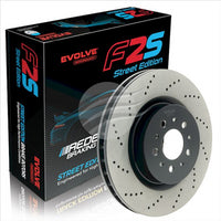 BREMTEC EVOLVE F2S PERFORMANCE+ ROTOR MASERATI FRONT 330MM DRILLED BDR90086LEV