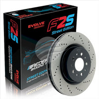 BREMTEC EVOLVE F2S PERFORMANCE+ ROTOR MASERATI FRONT 330MM DRILLED BDR90086REV
