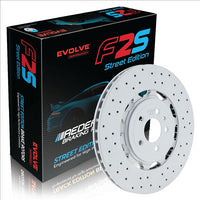 BREMTEC EVOLVE F2S PERFORMANCE+ DRILLE AUDI RS6 MY20/21 REAR 370MM BDR90109EV