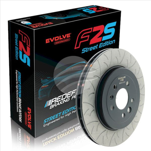 BREMTEC EVOLVE F2S PERFROMANCE+ FORD REAR 330MM SLOTTED BDR90122EV