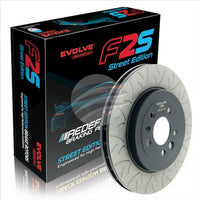 BREMTEC EVOLVE F2S PERFROMANCE+ FORD REAR 330MM SLOTTED BDR90122EV