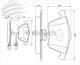 Bosch FRONT BRAKE PADS AUDI A6 4F2 C6 BP1014
